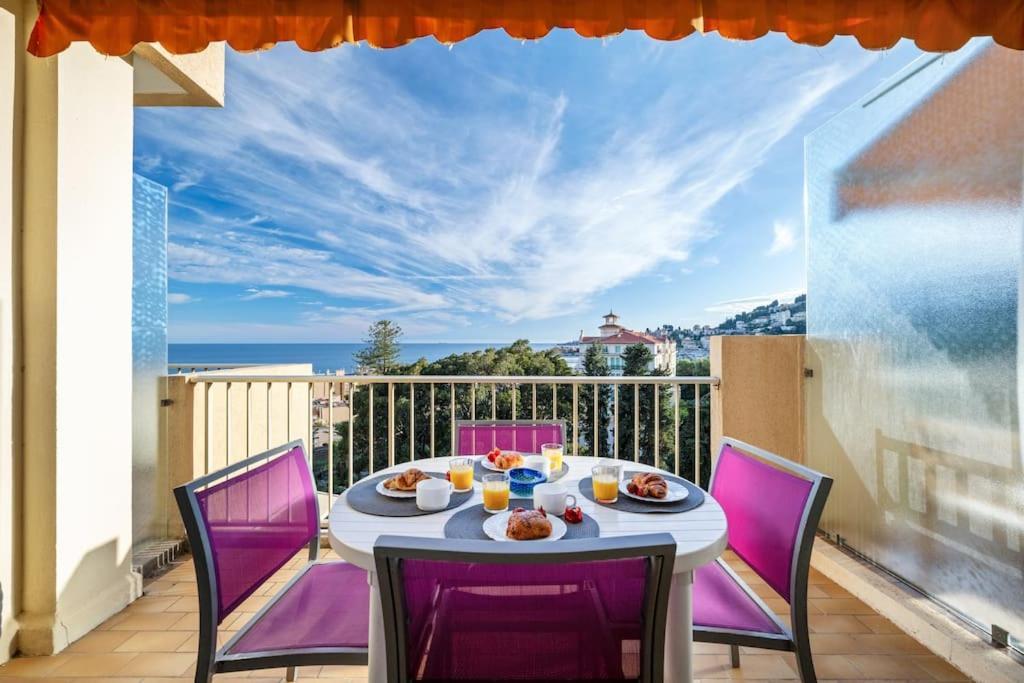 Le Fontana Rosa - Vue Mer - Terrasse - Parking Inclus Menton Buitenkant foto