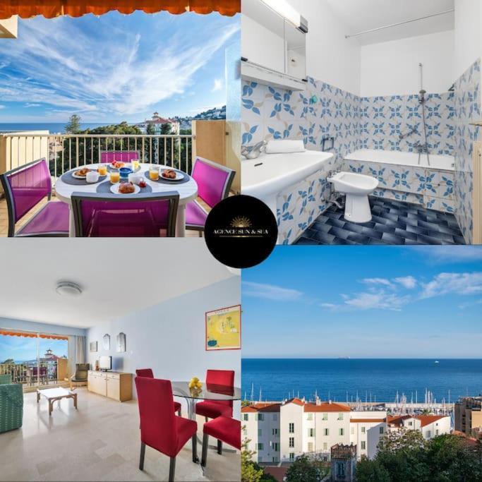 Le Fontana Rosa - Vue Mer - Terrasse - Parking Inclus Menton Buitenkant foto